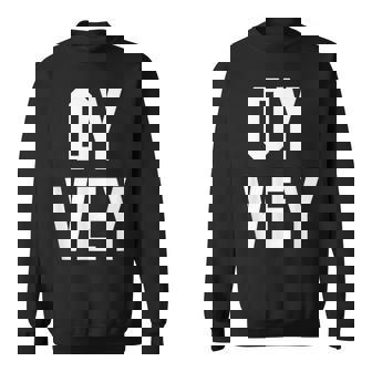 愉快なユダヤ人ユーモア Oyey ジディッシュ イスラエル ヘブライ語 ハヌカー スウェットシャツ - Kawaiitshirt