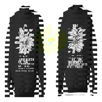 戦争なし、平和、反戦、戦争なし 長袖tシャツ スウェットシャツ - Kawaiitshirt