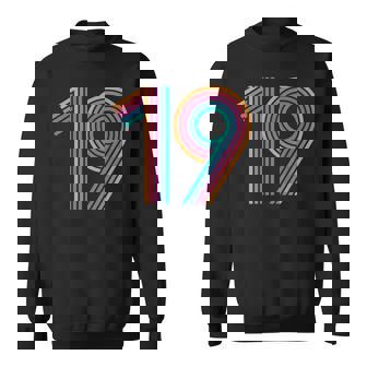 数字 19 19周年記念 19歳の誕生日 スウェットシャツ - Kawaiitshirt