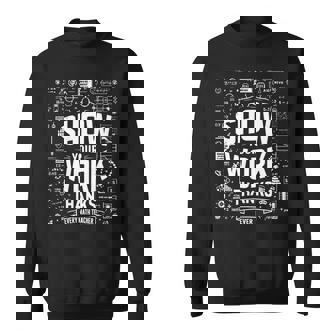 数学の先生に感謝の気持ちを伝えましょう。 長袖tシャツ スウェットシャツ - Kawaiitshirt