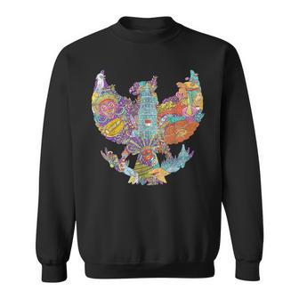 旅行 アジア インドネシア ガルーダ ジャカルタ バリ バケーション お土産 スウェットシャツ - Kawaiitshirt