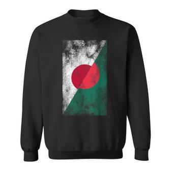 日本とバングラデシュの旗 日本のバングラデシュ スウェットシャツ - Kawaiitshirt