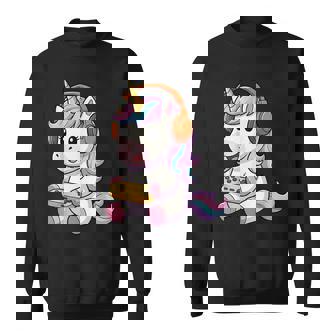 日本のユニコーン ゲーマー ヴィンテージ ゲーム レトロ ビデオゲーム スウェットシャツ - Kawaiitshirt