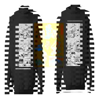 日本の猫 歌川国芳 流行猫の狂言づくし 歌舞伎 ヴィンテージ浮世絵 芸術の美的 日本の伝統美術 スウェットシャツ - Kawaiitshirt