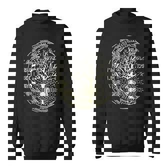 曼荼羅tシャツ 生命の樹 タトゥースタイルシャツ 長袖tシャツ スウェットシャツ - Kawaiitshirt