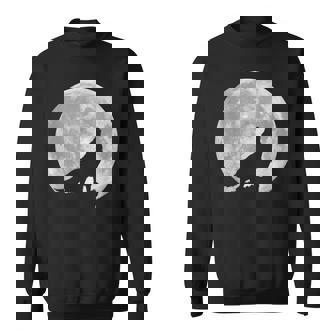 月に吠えるオオカミのシルエット。 スウェットシャツ - Kawaiitshirt