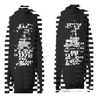 本物の男はトラクターを運転する 農作業 ランチ 農家 ファーム スウェットシャツ - Kawaiitshirt