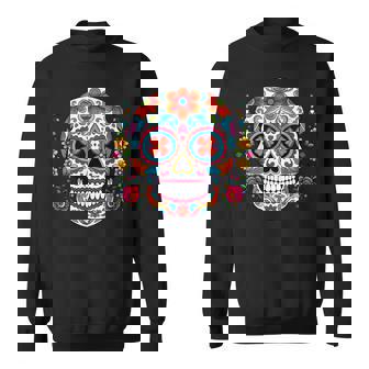 死者の日 シュガースカル メキシコデー カラベラデー スウェットシャツ - Kawaiitshirt