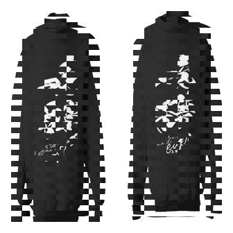 気楽が一番 ポジティブ 日本語 毛筆風 書道風 言葉 日本 かっこいい ポジティブ思考 面白い おもしろ スウェットシャツ - Kawaiitshirt