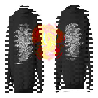 浮世絵シリーズ 和ポップ 鳳凰 スウェットシャツ - Kawaiitshirt