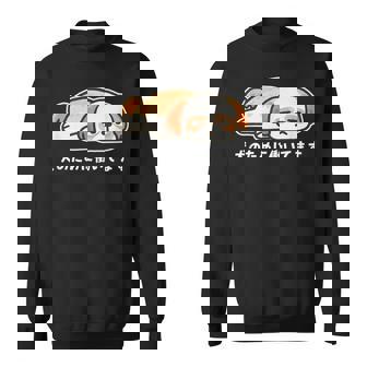 犬のために働いてます シーズー ゆるかわ犬イラスト スウェットシャツ - Kawaiitshirt