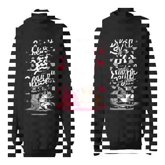 猫とバレーボール 面白いバレーボール スウェットシャツ - Kawaiitshirt