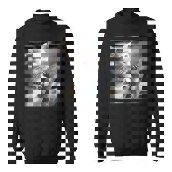 猫のミームtシャツを運転します スウェットシャツ - Kawaiitshirt