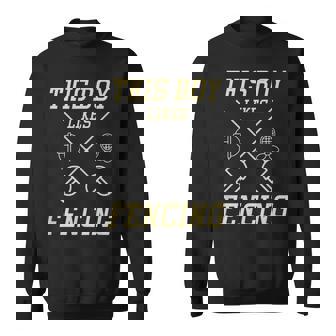 男の子はフェンシングが好き スポーツ 趣味 フェンシング スウェットシャツ - Kawaiitshirt