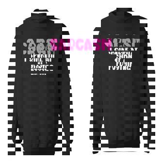 皮肉、何にでもクソをまき散らす面白いユーモア スウェットシャツ - Kawaiitshirt