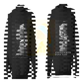 真珠の耳飾りの少女／フェルメール（記名）【世界の名画】Johannesermeer 美術館アート スウェットシャツ - Kawaiitshirt