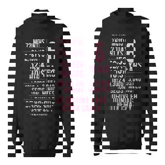 結婚6年 おもしろい 結婚6周年 スウェットシャツ - Kawaiitshirt