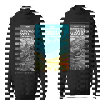 美しいジョージア共和国、グルジア共和国 スウェットシャツ - Kawaiitshirt