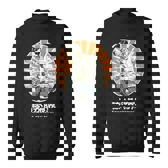 膝が限界 膝痛 おもしろ 面白い ネタ メンズ シュール ユーモア 笑える 昭和レトロ おじさん スウェットシャツ - Kawaiitshirt