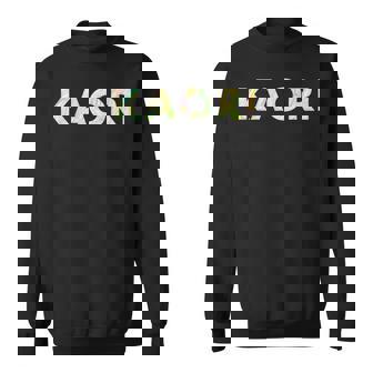 色鉛筆ネームデザインKaori 長袖tシャツ スウェットシャツ - Kawaiitshirt