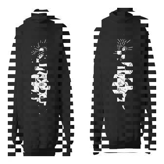 蛇 神秘主義 オカルティズム イルミナティ フリーメイソン 魔法erpent Mysticism Occultism スウェットシャツ - Kawaiitshirt