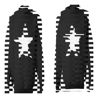 複数の色の白い星 長袖tシャツ スウェットシャツ - Kawaiitshirt