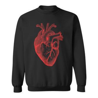 解剖学的心臓解剖科学生物学臓器研究 スウェットシャツ - Kawaiitshirt