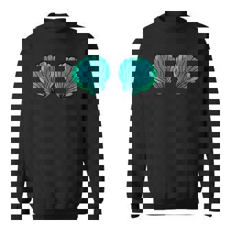 貝殻 マーメイド ブラジャー ビキニブラ 貝殻 スウェットシャツ - Kawaiitshirt