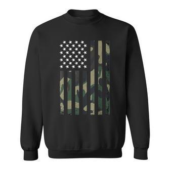 迷彩 アメリカ国旗 Usa 迷彩 メンズ ボーイズ レディース ガールズ キッズ スウェットシャツ - Kawaiitshirt