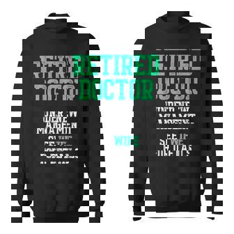 退職した医師医療md妻医師退職 スウェットシャツ - Kawaiitshirt