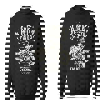 還暦祝い 60歳 男性 面白い クラシックバイク バイク好き 車好き 父 母 メンズ レディース スウェットシャツ - Kawaiitshirt