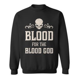邪悪な頭蓋骨の血 血神 地獄の魔王 スウェットシャツ - Kawaiitshirt