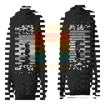 釣り 面白いtシャツ 猫 文字入り 釣りバカ 釣り人 メンズ おもしろ 面白い 服 海釣り 川釣り ネタ 長袖tシャツ スウェットシャツ - Kawaiitshirt