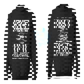 釣り好き おしゃれ アングラーのマストアイテム バス 釣り 長袖tシャツ スウェットシャツ - Kawaiitshirt