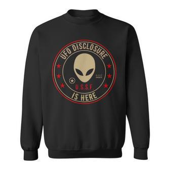 開示はこちらエイリアン侵略uapエイリアンufo スウェットシャツ - Kawaiitshirt