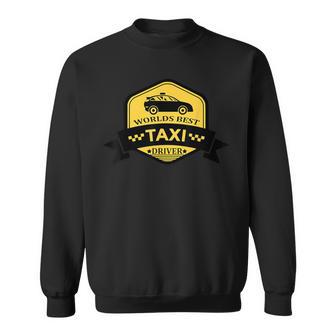 面白い タクシー運転手 世界最高のタクシー運転手 スウェットシャツ - Kawaiitshirt