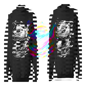 面白いtシャツ ポメラニアン ゴルフ イヌ メンズ 犬好き グッズ かわいい おもしろ 面白い 服 ネタ スウェットシャツ - Kawaiitshirt