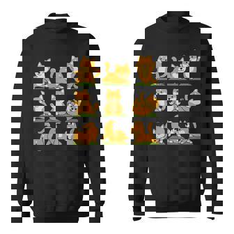 面白いtシャツ 柴犬 ヨガ イヌ わんこ メンズ 犬好き グッズ かわいい おもしろ 面白い 服 ネタ 長袖tシャツ スウェットシャツ - Kawaiitshirt