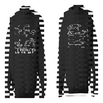 面白いtシャツ 猫 ネコ ヨガ メンズ 猫好き グッズ おもしろ 面白い 服 ネタ にゃんこ 猫の下僕 スウェットシャツ - Kawaiitshirt