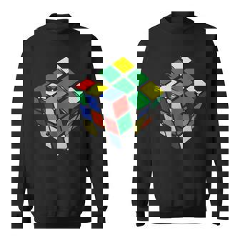 面白いオタクシェルドンパズルキューブ数学科学教師オタク スウェットシャツ - Kawaiitshirt