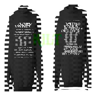 メンズ 面白いタータンスカート キルトの言葉 男性用 スウェットシャツ - Kawaiitshirt