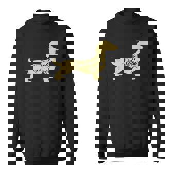 面白いダックスフント犬のデザイン ペット愛好家の足 スウェットシャツ - Kawaiitshirt