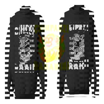 面白いモンキー・チンパンジーニ・バナニーニ・イタリアン・ブレインロット・ミーム スウェットシャツ - Kawaiitshirt