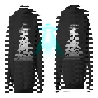 面白いヴィンテージエイリアン恐竜愛好家誘拐ギフト 大人キッズ スウェットシャツ - Kawaiitshirt