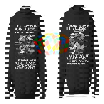 面白い数学愛好家ルービックキューブ愛好家数学教師 スウェットシャツ - Kawaiitshirt