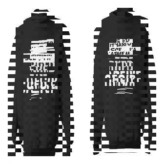 面白い退職介護用シャツ 男女兼用 スウェットシャツ - Kawaiitshirt