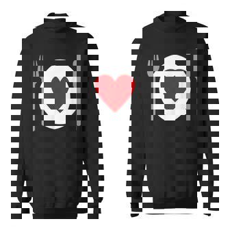 食べることが大好き スウェットシャツ - Kawaiitshirt