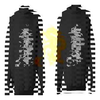 黄金龍 龍 幸運 富裕 幸せ 星 スウェットシャツ - Kawaiitshirt