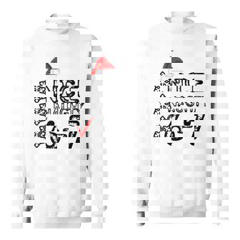 6-7 Meme Nice Naughty 67 Brain Rot Christmas Six Seven Sweatshirt | Mazezy