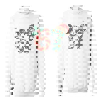 67 Christmas Candy Cane Six Seven Meme Tri-Blend Sweatshirt | Seseable FR